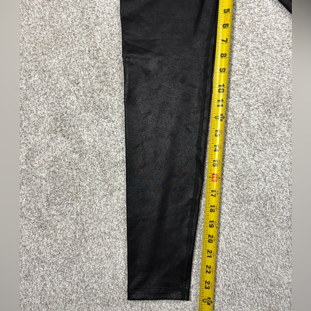 Beyond Yoga Leatherette High Waisted Midi Leggings Size small - Picture 9 of 10